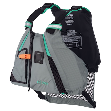 Onyx Onyx 122200-505-040-15 MoveVent Dynamic Vest - Aqua, M/L 122200-505-040-15